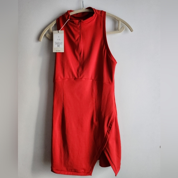 NWT $45 Halara Zipper Racerback Split Side Pocket 2-Piece Mini Dress Size S - Picture 10 of 12
